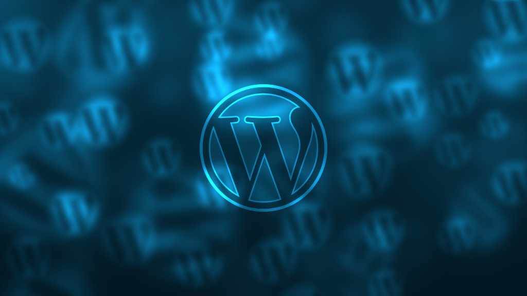 WordPress Logo Dark Blue
